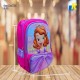 School Bag - 3D Embossed Cartoon Character Backpack Light-Weight / large Capacity (Sofia) Item No.991-3