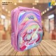 School Bag - 3D Embossed Cartoon Character Backpack Light-Weight / large Capacity (UNICORN) Item No.991-13