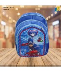 School Bag - 3D Embossed Cartoon Character Backpack Light-Weight / large Capacity(CAPTAIN AMERICA) Item No.991-11