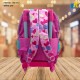WHITE CATKIDS' SCHOOL BACKPACK WITH WHEELS, LUNCH BOX & PENCIL CASE ITEM NO.15013T-3