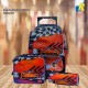 RACING CAR KIDS' TROLLEY SCHOOL BACKPACK WITH WHEELS, LUNCH BOX & PENCIL CASE ITEM NO.RQ-UQJM2337TY