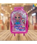 ROCO LITTLE School Backpack With Wheels, Lunch Box & Pencil Case ITEM NO.RQUQJM2330TY