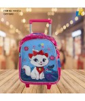 CATY BAG School Backpack With Wheels, Lunch Box & Pencil Case ITEM NO.15014T-3