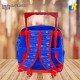 Roco Football Kids' Trolley School Backpack With Wheels, Lunch Box Bag & Pencil Case Item No.RQ-UQJM2334TY