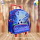 Roco Football Kids' Trolley School Backpack With Wheels, Lunch Box Bag & Pencil Case Item No.RQ-UQJM2334TY