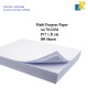 SINARLINE Paper Sheets-100 Sheets-80 GSM- A4 Size,White  Item Number.LL0275608