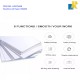 SINARLINE Paper Sheets-100 Sheets-80 GSM- A4 Size,White  Item Number.LL0275608