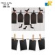YUAN DA LONG COVER PAPER- Sheets-100 Sheets-230-GSM- A4 Size-Black, ITEM NO. A4-230g
