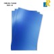 YUAN DA LONG Color Paper Metallic Blue - Pack of 100 - Shiny Craft Paper ITEM NO: FC0045