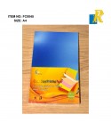 YUAN DA LONG Color Paper Metallic Blue - Pack of 100 - Shiny Craft Paper ITEM NO: FC0045