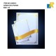 Award Certificates -20 Blank Plain White Paper Sheets - with (GOLD) Foil Metallic Border Item No.24606-6