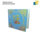 Certificate Holder( Sky Blue & Maroon)Embossed design Ribbon Corner Slot&One Certificate Paper Item No. K103-25-1