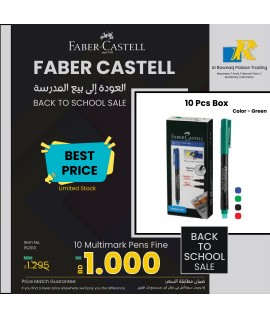 Faber Castell MultiMarker Super Fine Pen - 6 Box