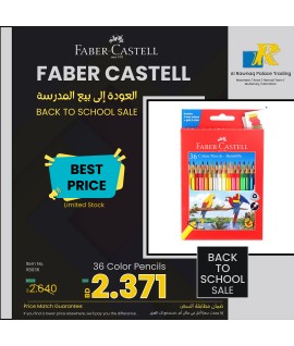 Faber Castell 36 Color Pencils - Buntstifte - Triangular Shape