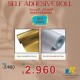 Permanent Self Adhesive Vinyl Film for DIY Projects and Scrapbooking (Gold, Silver)ITEM NO:H07