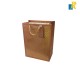 12-Pack Color Paper Bags With Golden Print / Rope Handle & Tag 32x12x26cm Item No.10405-210