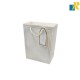 12-Pack Color Paper Bags With Golden Design,Rope Handle & Tag 18x23x10cm Item No.20252623