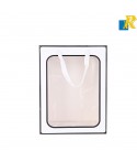 12-Pack Paper Bags With Window & Ribbon Handle 20x30x16cm Item No.20252810