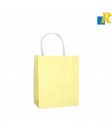 12-Pack Small Color Kraft Paper Bags With Handle & Tag 16x20x8cm Item No.20252716