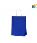 12-Pack Small Color Kraft Paper Bags With Handle & Tag 16x20x8cm Item No.20252709