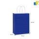 12-Pack Small Color Kraft Paper Bags With Handle & Tag 16x20x8cm Item No.20252709