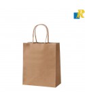 12-Pack Small Color Kraft Paper Bags With Handle & Tag 16x20x8cm Item No.20252704