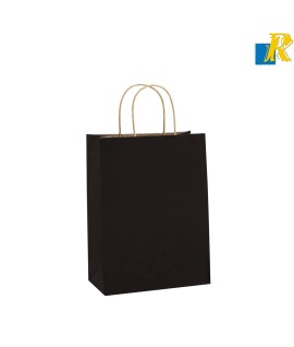 12-Pack Small Color Kraft Paper Bags With Handle & Tag 26x32x12cm Item No.20252743