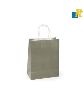 12-Pack Small Color Kraft Paper Bags With Handle & Tag 26x32x12cm Item No.20252746