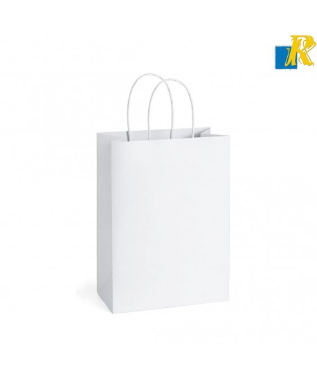 12-Pack Small Color Kraft Paper Bags With Handle & Tag 31x42x12cm Item No.20252764