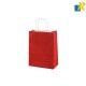 12-Pack Small Color Kraft Paper Bags With Handle & Tag 21x27x10cm Item No.20252722