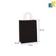 12-Pack Small Color Kraft Paper Bags With Handle & Tag 21x27x10cm Item No.20252721