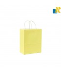 12-Pack Color Kraft Paper Bags With Handle & Tag 21x27x10cm Item No.20252738