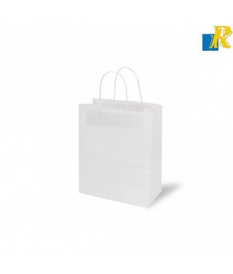 12-Pack Small Color Kraft Paper Bags With Handle & Tag 21x27x10cm Item No.20252720