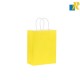 12-Pack Small Color Kraft Paper Bags With Handle & Tag 21x27x10cm Item No.20252736