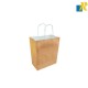 12-Pack Color Kraft Paper Bags With Handle & Tag 21x27x10cm Item No.20252723