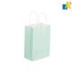 12-Pack Color Kraft Paper Bags With Handle & Tag 21x27x10cm Item No.20252732