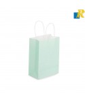 12-Pack Color Kraft Paper Bags With Handle & Tag 21x27x10cm Item No.20252732