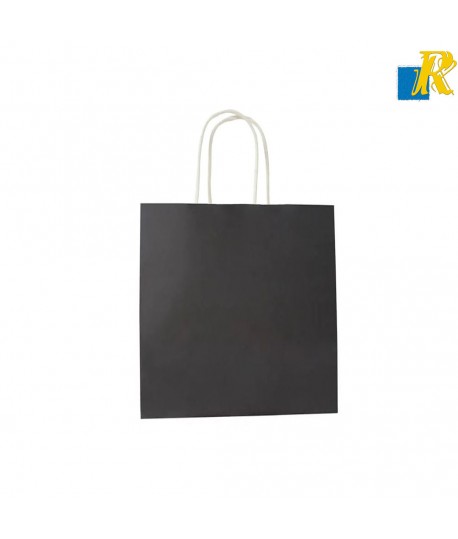 25-Pack Color Kraft Paper Bags With Handle & Tag 33x20x33cm Item No.33x20x33