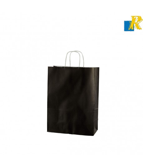 25-Pack Color Kraft Paper Bags With Handle & Tag 31x12x41cm Item No.31x12x41