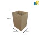 6 Pack Paper Bags 36X54X30cm Paper Bags With Rope Handle Item No.GBC016