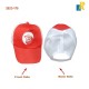 Bahrain National Day Cap with Adjustable Plastic Snap Strap Closure Item No.2023-175