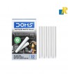 DOMS Non-Toxic Dustless White Chalk Pack of 10 Chalks(Art No.3486)