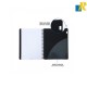 DOMS Polycover 6 Subject Wiro Notebook – 10 x 7Cm, 180 Pages(ART NO.1784)