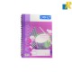 Doms School Note Book | Music Patterns| English Ruling Four lines | 80 Pages | 24 x 17 cm(Art No.8975)