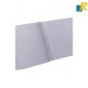 Doms Geometric Patterns Note Book With Transparent Cover |Arabic Ruling| Single Line | 80 Sheets | 24 x 17cm(Art No.8953)