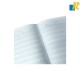 Doms School Note Book | Geometric Patterns With Transparent Cover English Ruling Four lines | 60 Pages | 24 x 17 cm(Art No.8957)