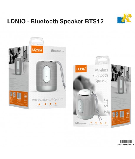 LDNIO BTS12 Portable Bluetooth 5.0 Wireless Speaker with 1500mAh Battery​