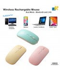 Wireless Rechargeable Dual-Mode Mouse with Multi-Device Connectivity/Precision Tracking and Multi-Function Roller Button