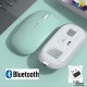 Wireless Rechargeable Dual-Mode Mouse with Multi-Device Connectivity, Precision Tracking, and Multi-Function Roller Button