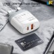LDNIO 20W PD+QC3.0 Fast Charger with Dual USB Ports (UK Plug) – Type-C & USB-A Q299